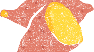 かわいいさつまいもイラスト無料素材