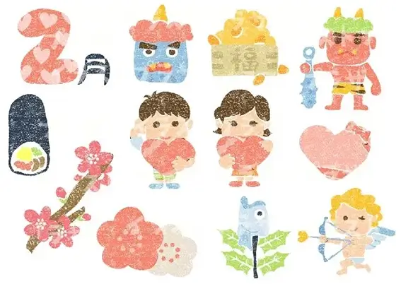 2月といえばイラスト無料素材