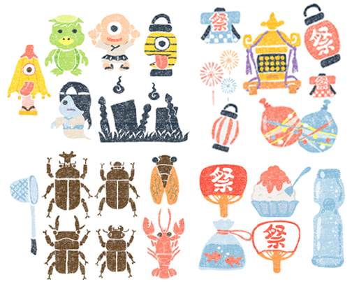 8月イラスト