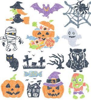 ハロウィンお菓子イラスト無料