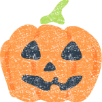 かわいいハロウィンかぼちゃイラスト無料素材