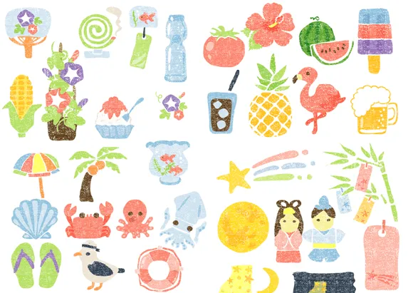 7月といえばイラスト無料素材