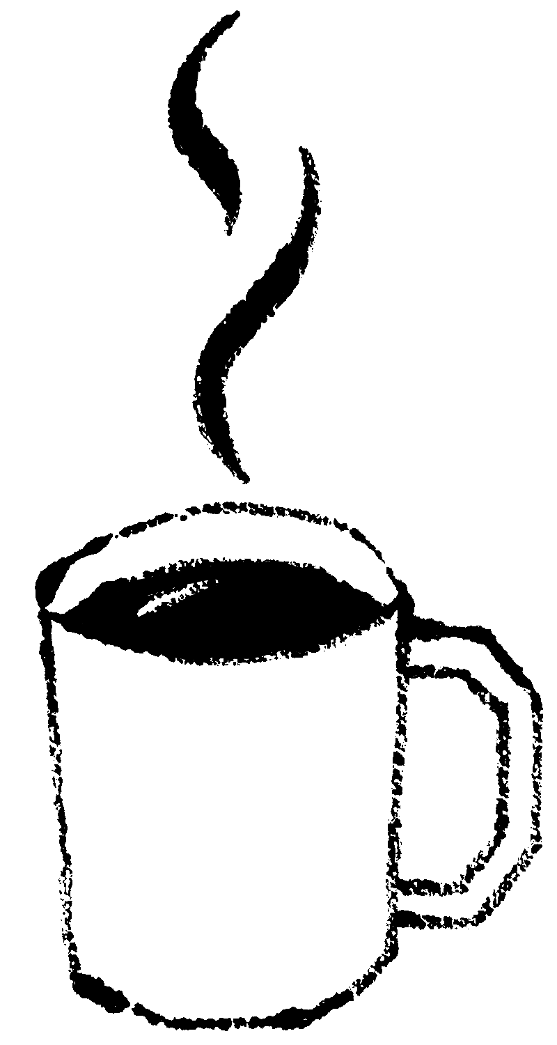 かわいいマグカップに入ったコーヒーイラスト無料素材