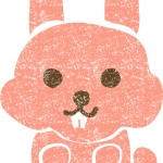 かわいい干支卯イラスト無料素材