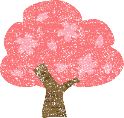 桜の木イラスト無料素材