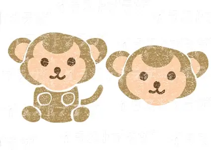 猿イラスト無料素材