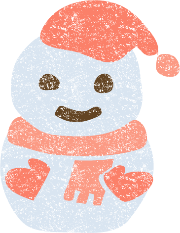 かわいい雪だるまイラスト無料素材 イラストプラザ