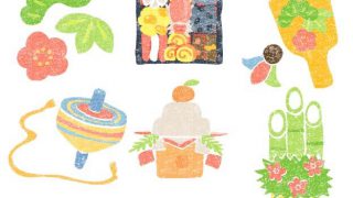 かわいいお正月無料イラスト素材