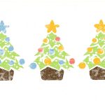 かわいいクリスマスツリー無料イラスト