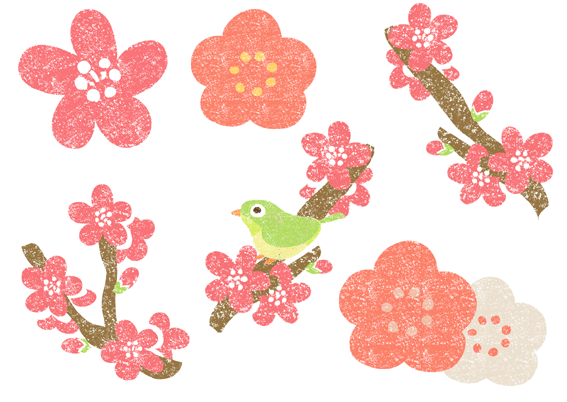 梅の花イラスト