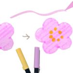 かわいい手描き梅の花イラストの簡単な描き方