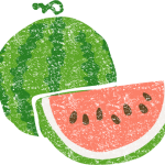 スイカ無料イラスト Watermelon