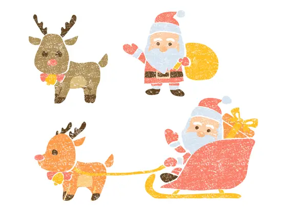 サンタクロースイラスト無料素材